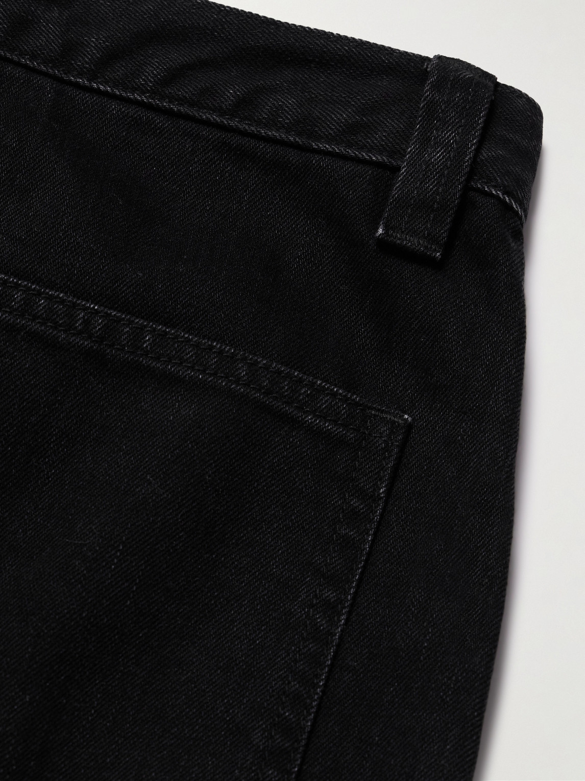 Shop Ssam Tapered Jeans In Black