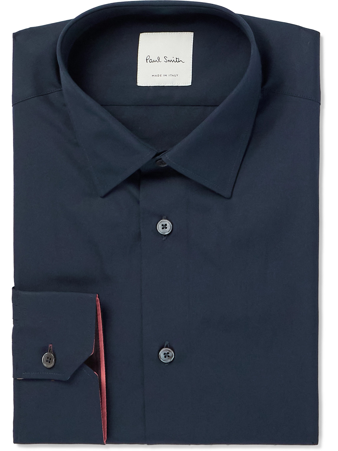 Paul Smith Cotton-poplin Shirt In Blue