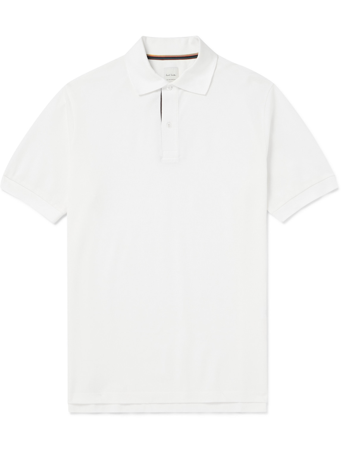 Paul Smith Cotton-piqué Polo Shirt In White