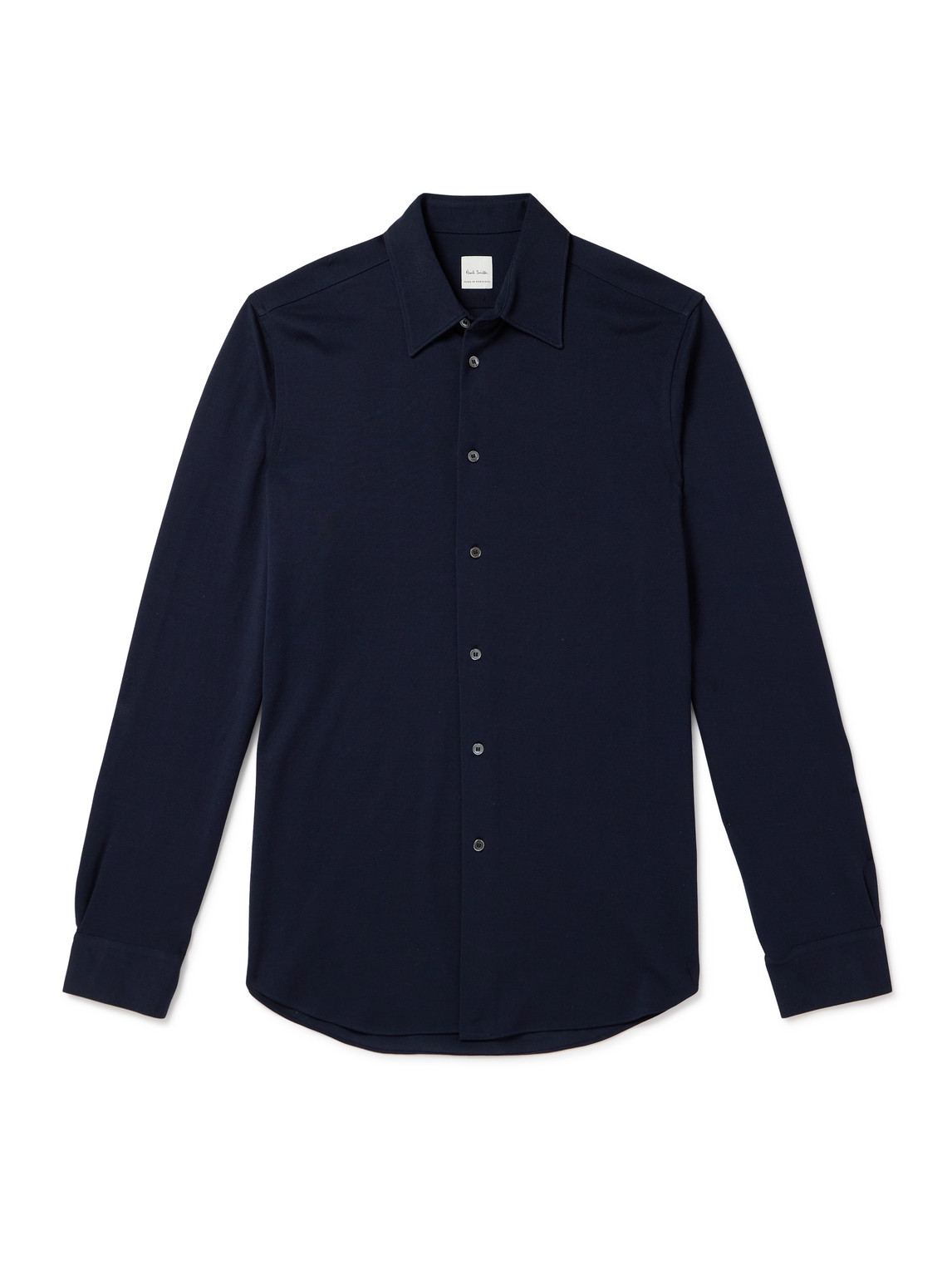 Paul Smith Cotton-piqué Shirt In Blue