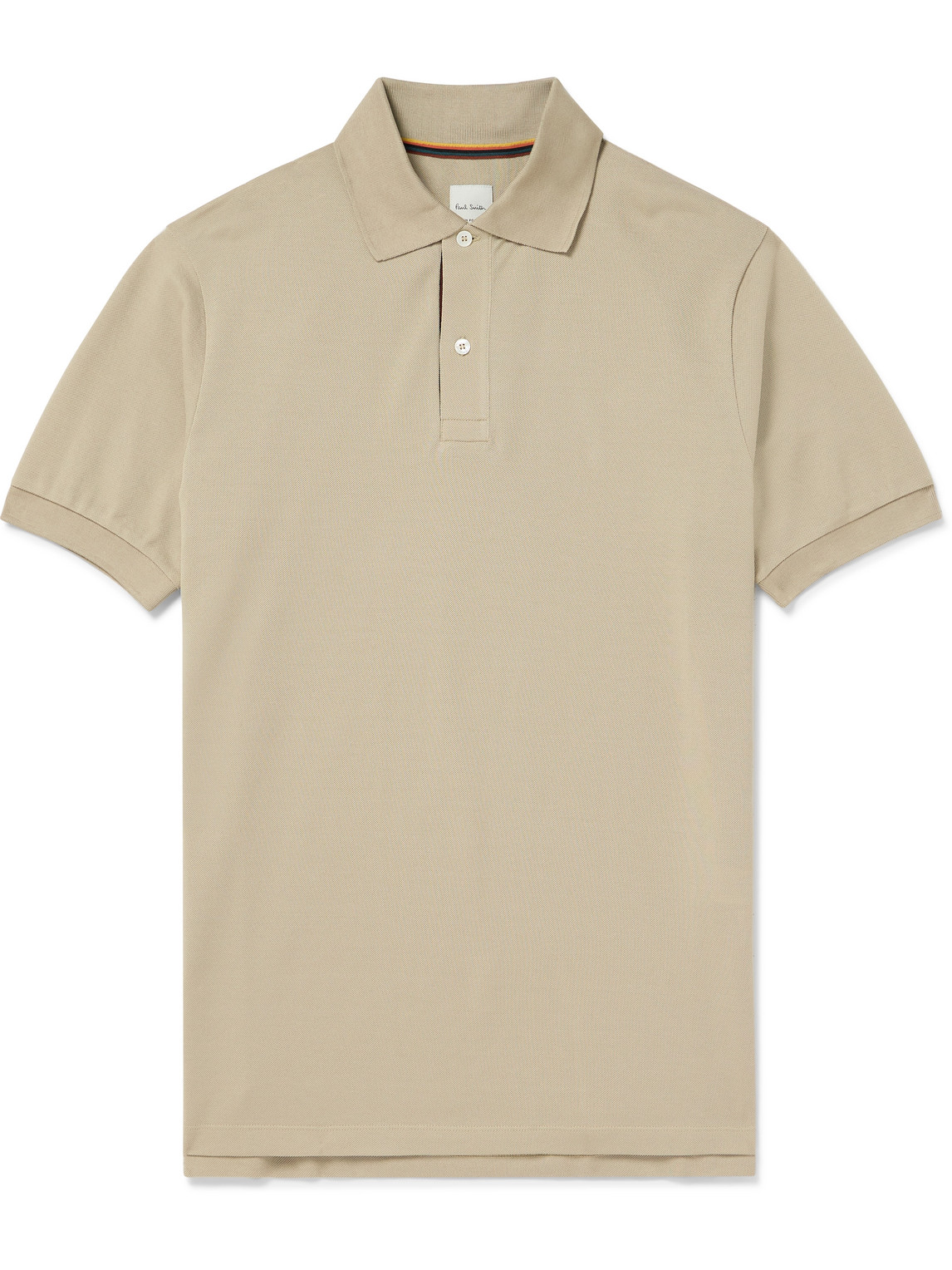 Paul Smith Cotton-piqué Polo Shirt In Neutrals