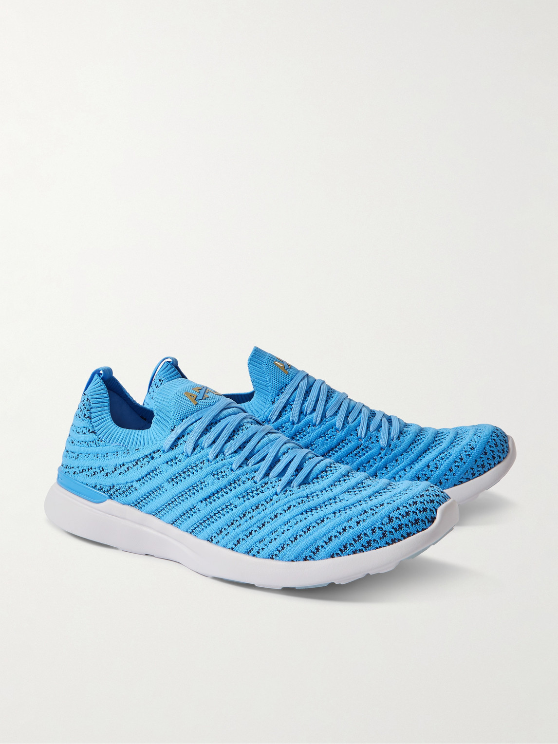 Shop Apl Athletic Propulsion Labs Techloom Wave Running Sneakers In Blue