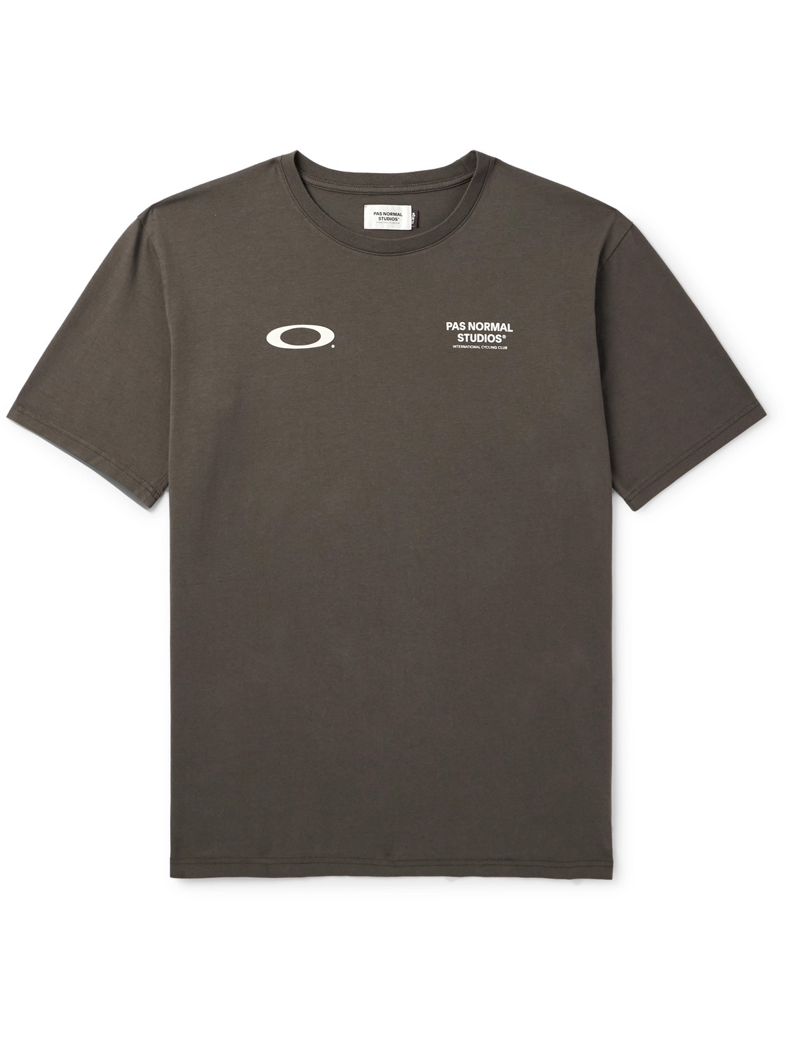 Pas Normal Studios Oakley Off-race Logo-print Cotton-jersey T-shirt In Brown