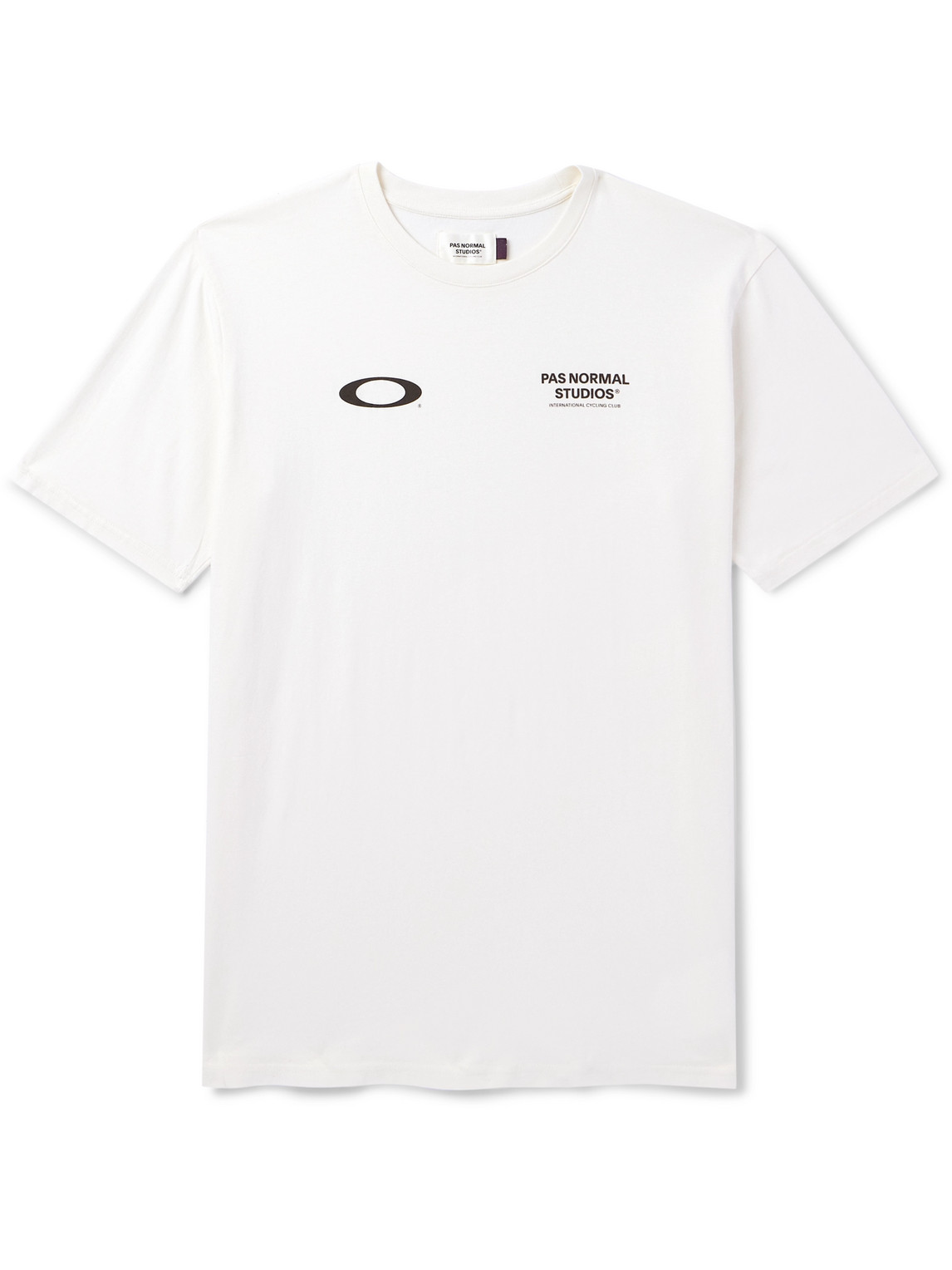 Pas Normal Studios Oakley Off-race Logo-print Cotton-jersey T-shirt In White