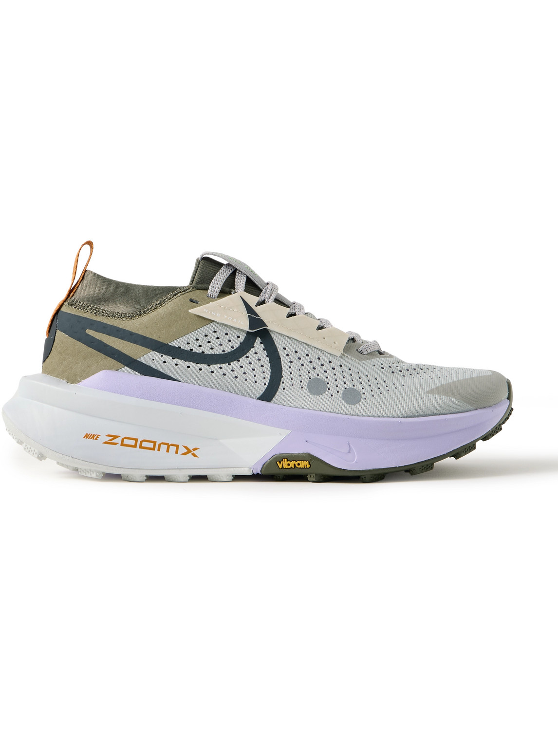 Nike Zegama 2 Stretch-jersey And Rubber-trimmed Mesh Trail Running Sneakers In Green