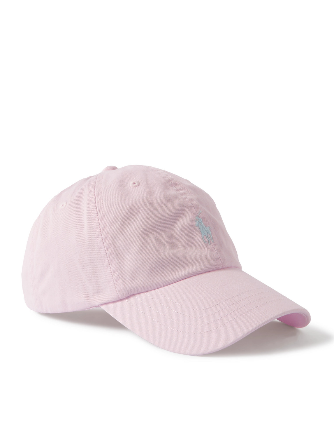 Polo Ralph Lauren Logo-embroidered Cotton-twill Baseball Cap In Pink