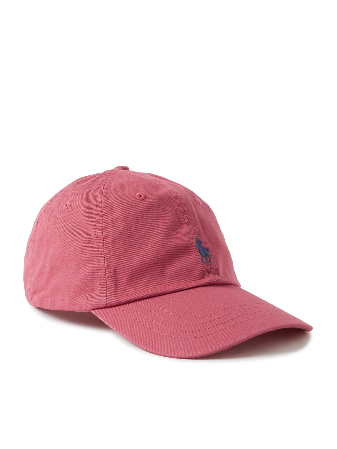 Polo Ralph Lauren Logo-embroidered Cotton-twill Baseball Cap In Red