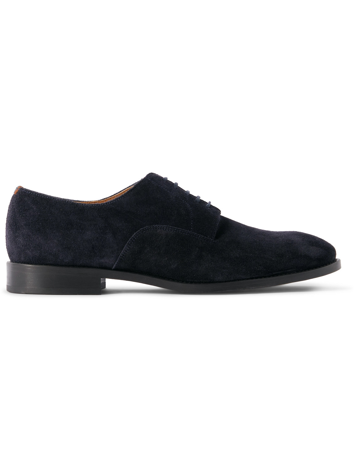 Paul Smith Suede Oxford Shoes In Blue