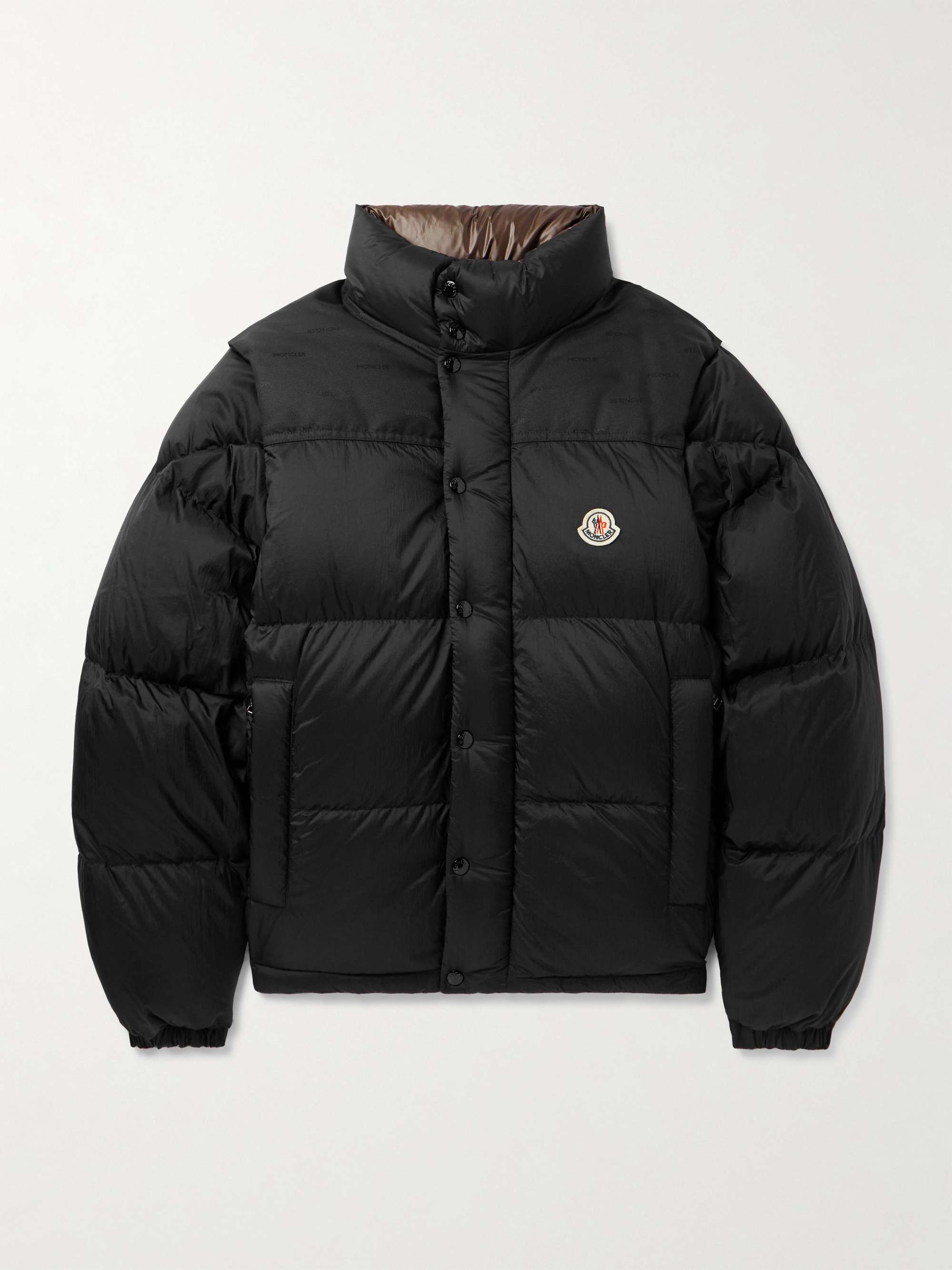 MONCLER Reversible Convertible Canvas Trimmed Quilted Shell Down Jacket for Men MR PORTER