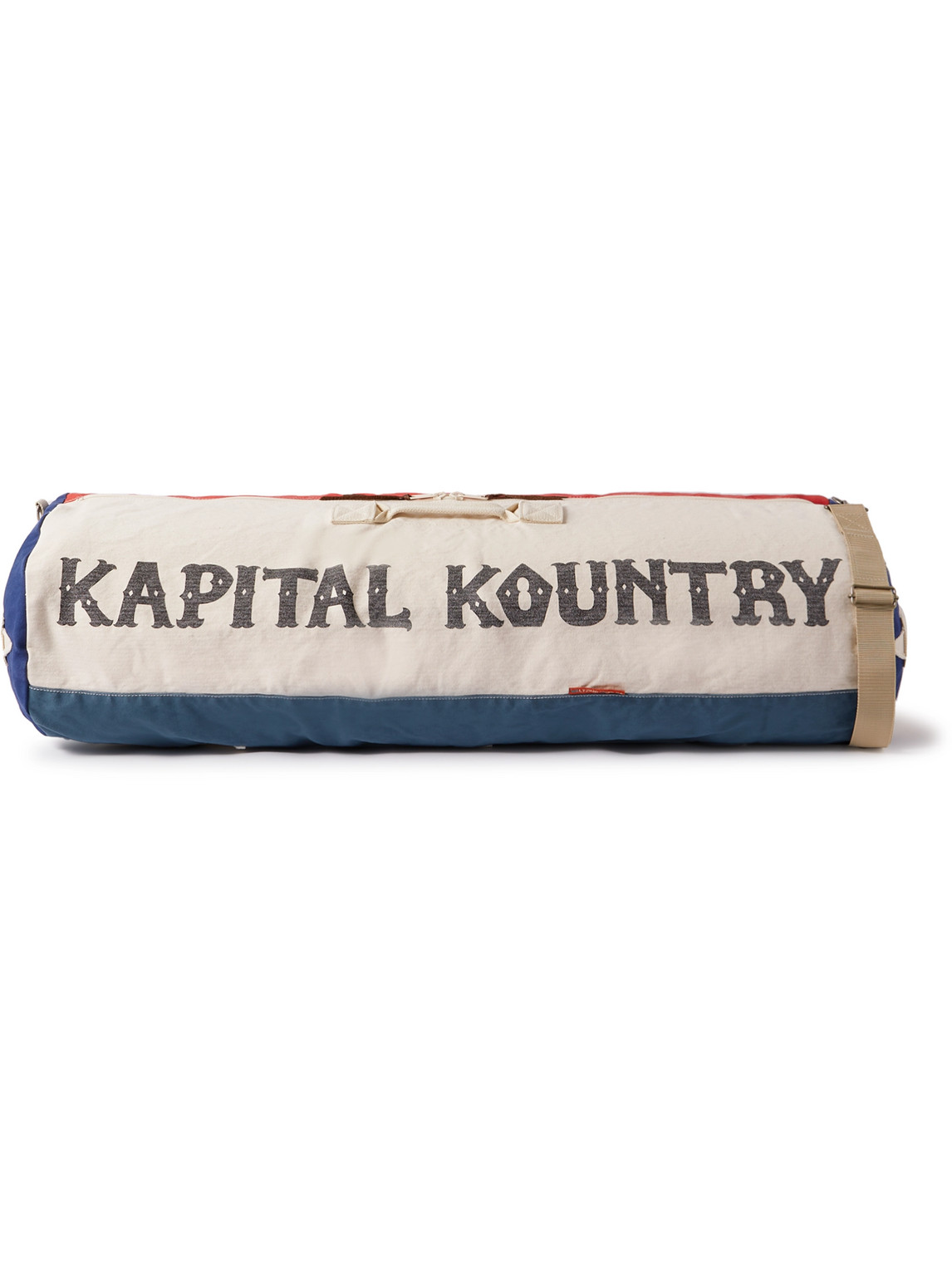 Kapital Boston Printed Canvas Duffle Bag In Multi