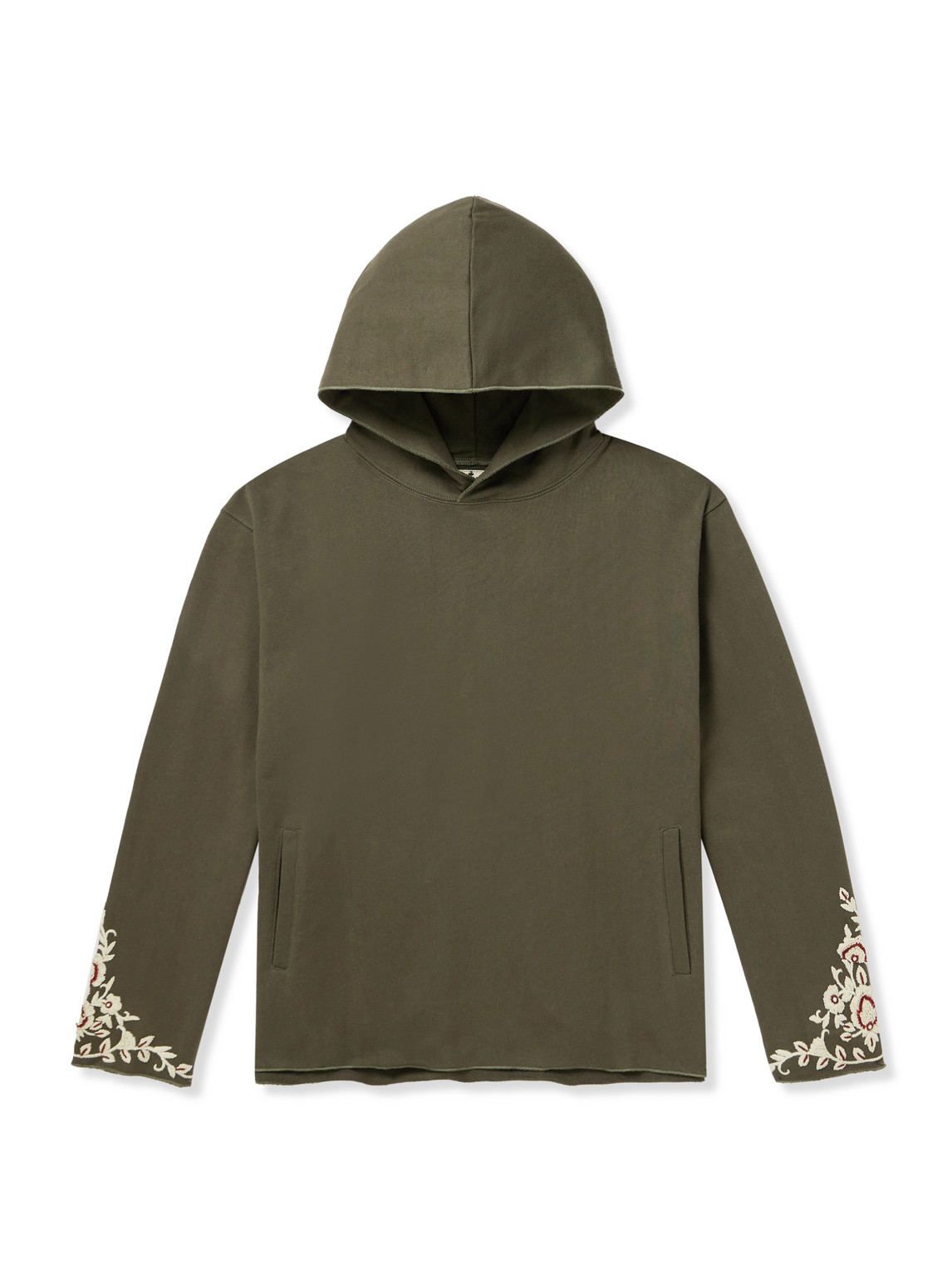 Baracuta Embroidered Cotton-Jersey Hoodie