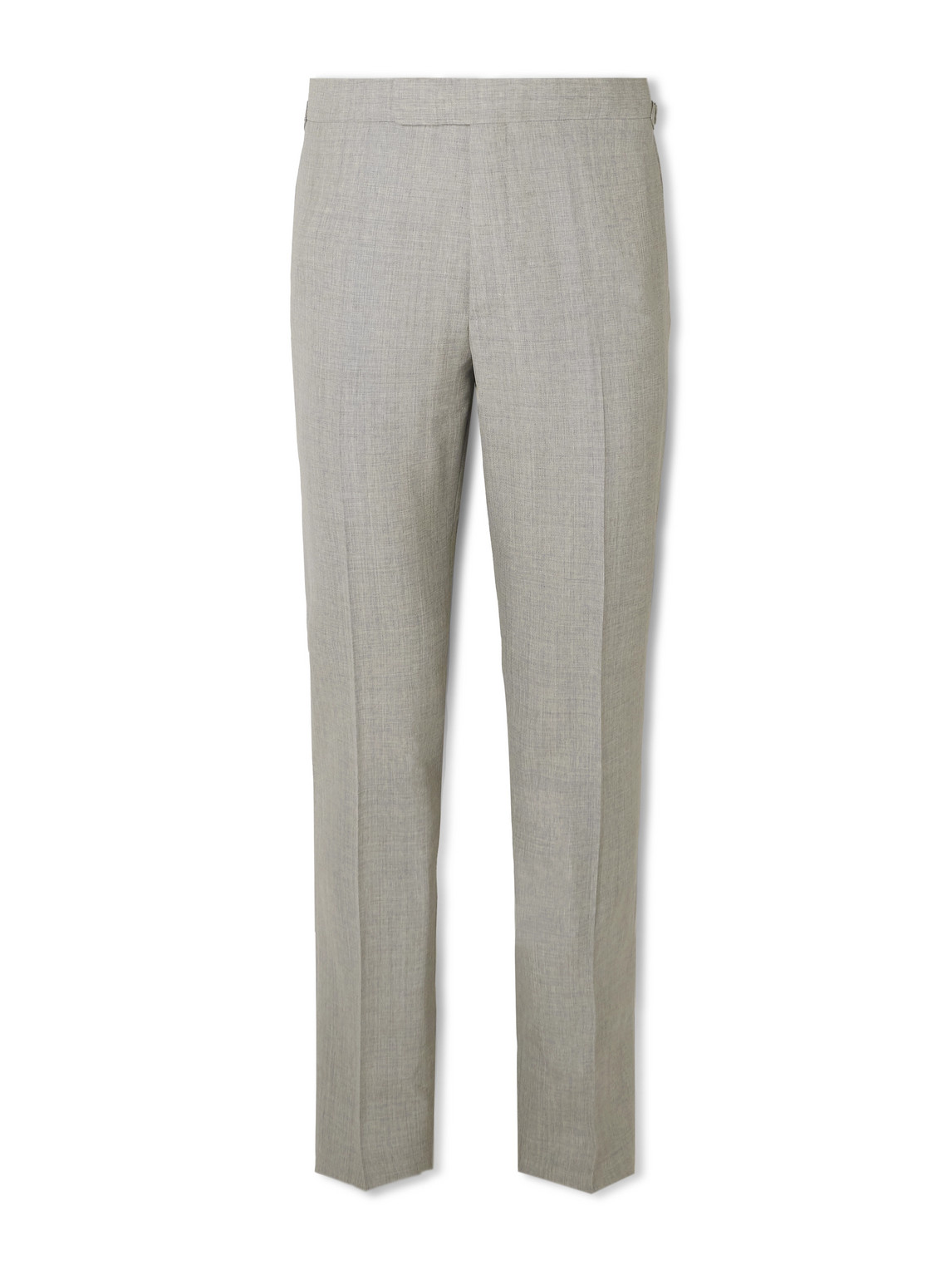 Kingsman Straight-leg Wool Suit Trousers In Gray