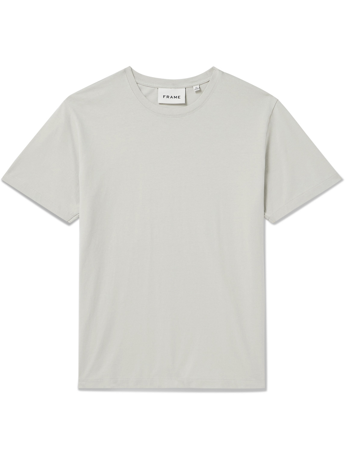 Frame Cotton-jersey T-shirt In Grey