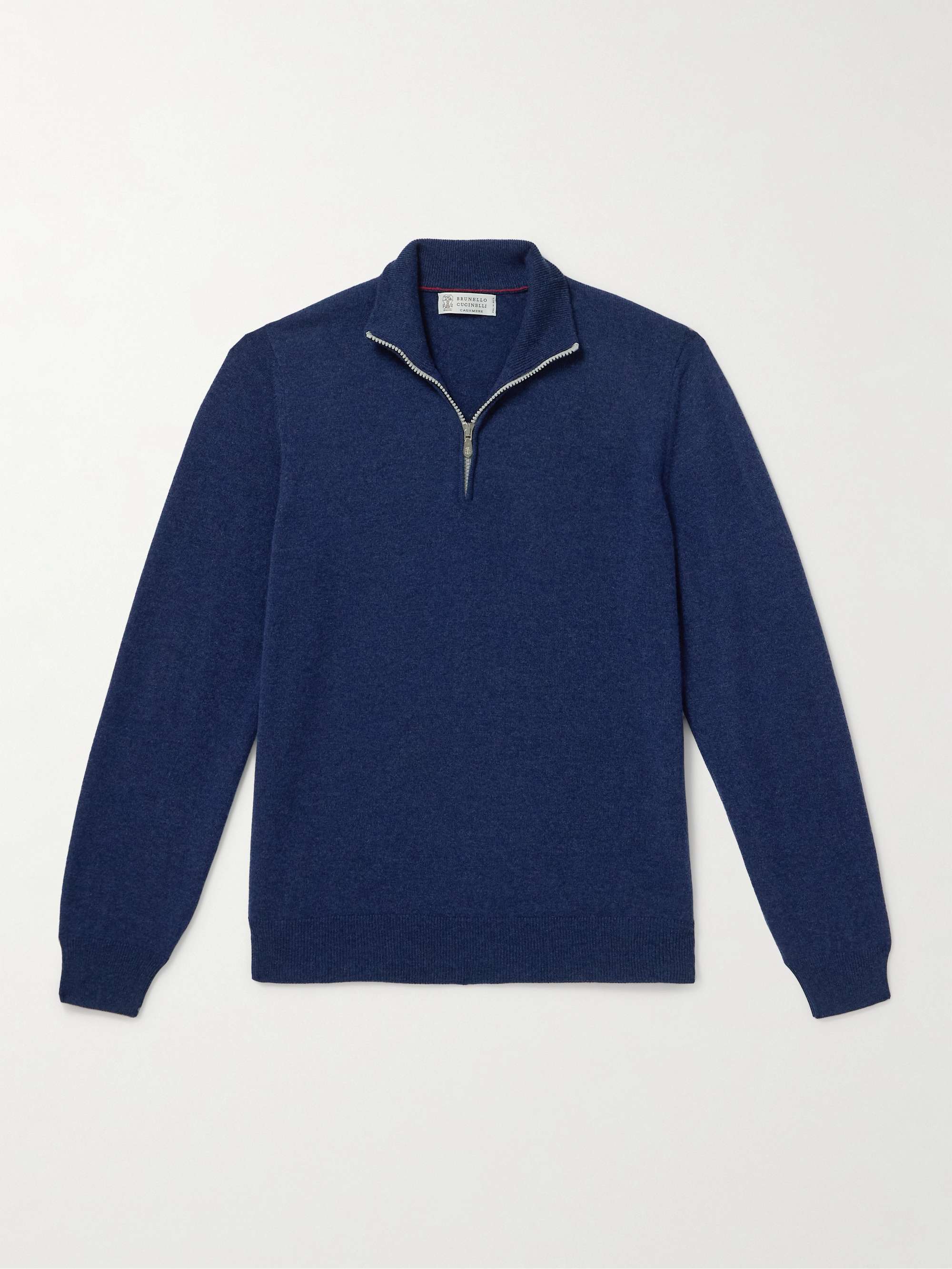 Cashmere Half Zip Sweater