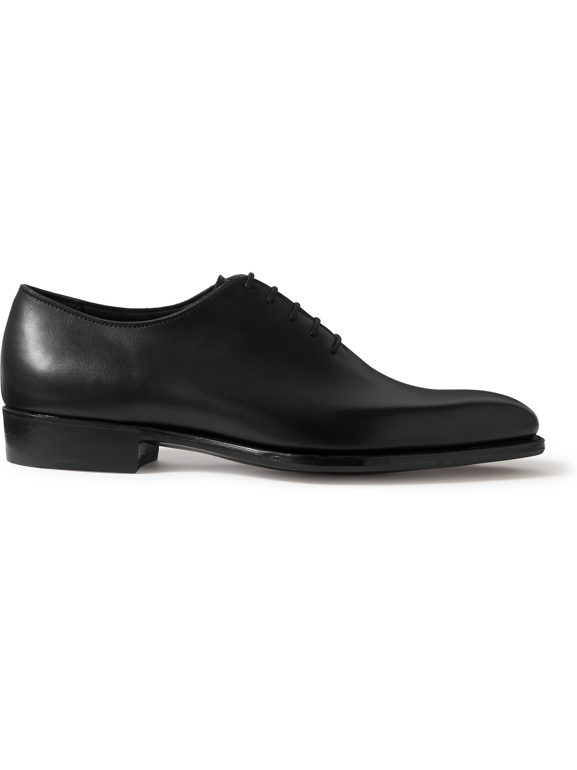 George Cleverley Merlin Leather Oxford Shoes In Black