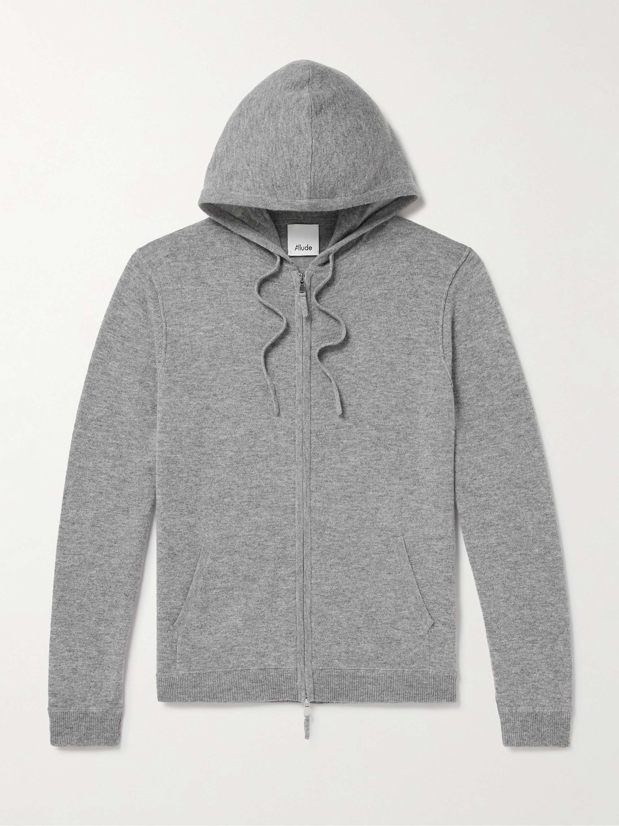 Cashmere zip up hoodie sale