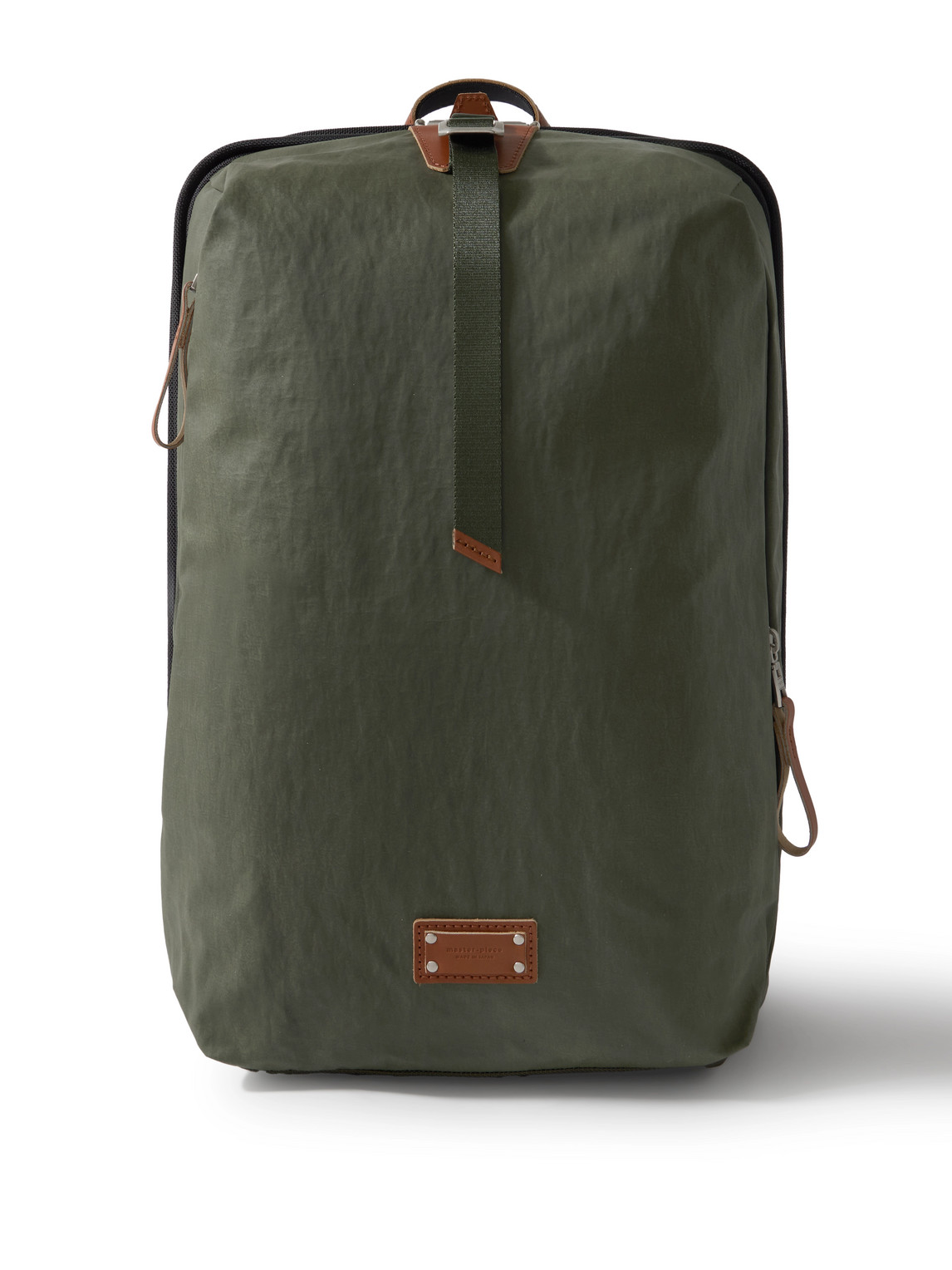 Bump L Canvas and Leather-Trimmed CORDURA® Nylon Backpack