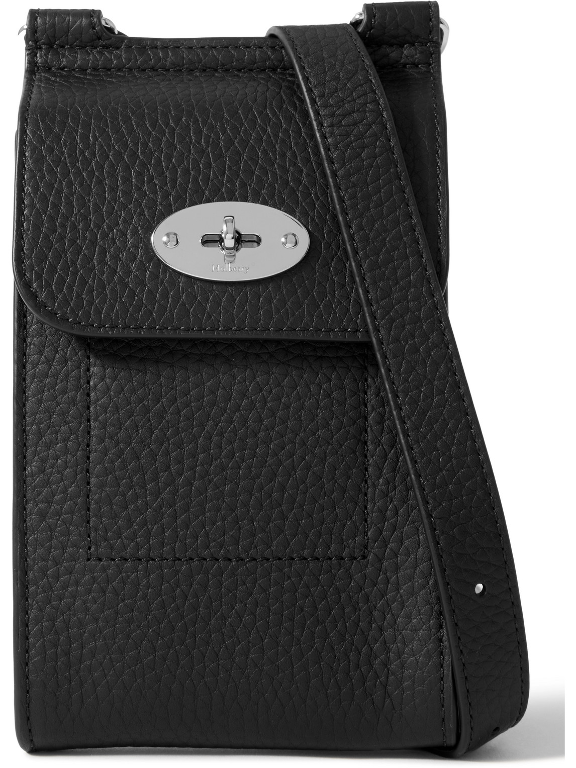 Mulberry Mini Antony Leather Pouch In Black