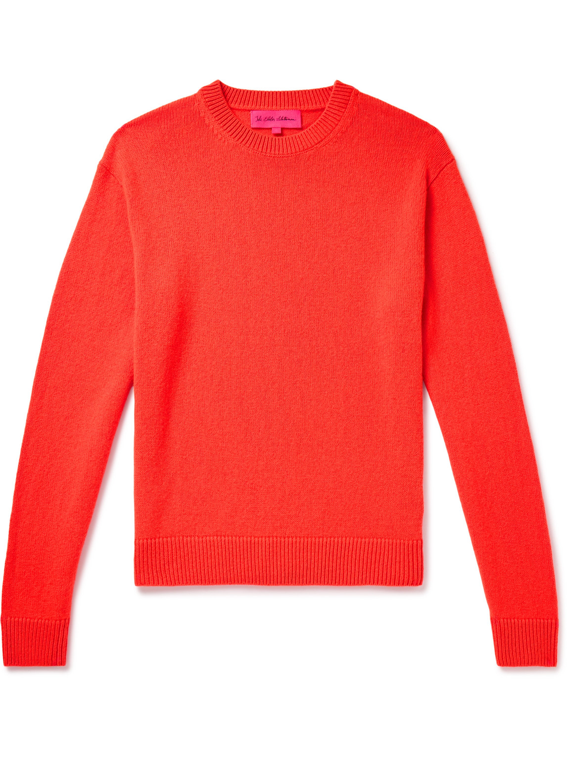 The Elder Statesman Cashmere Sweater In Red
