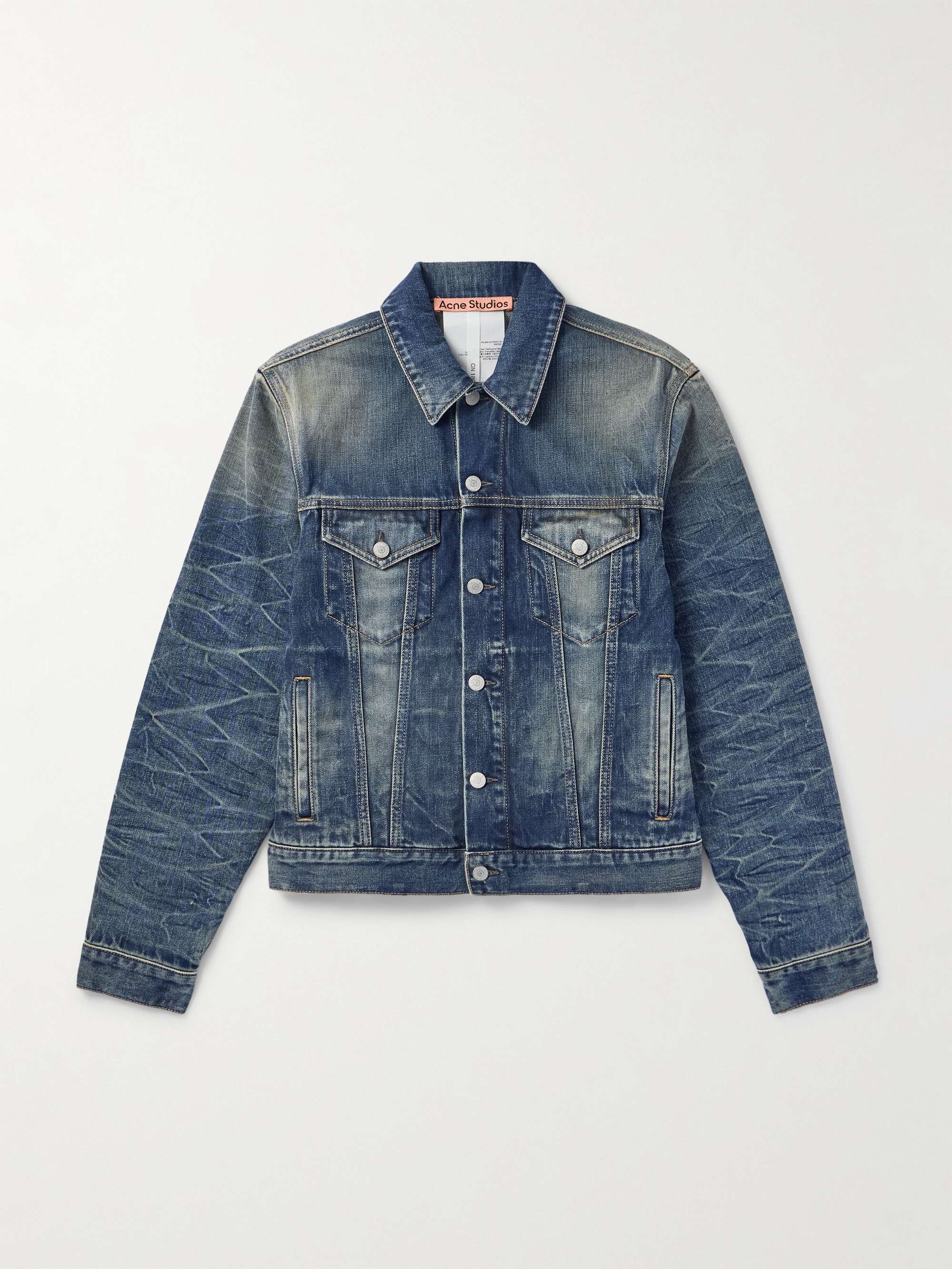 NEIGHBORHOOD Savage Type-1 Distressed Denim Jacket for Men | MR PORTER