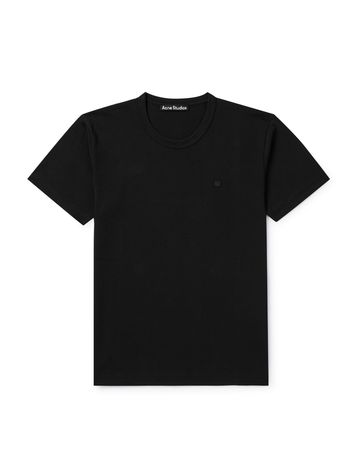 Acne Studios Nash Cotton-jersey T-shirt In Black