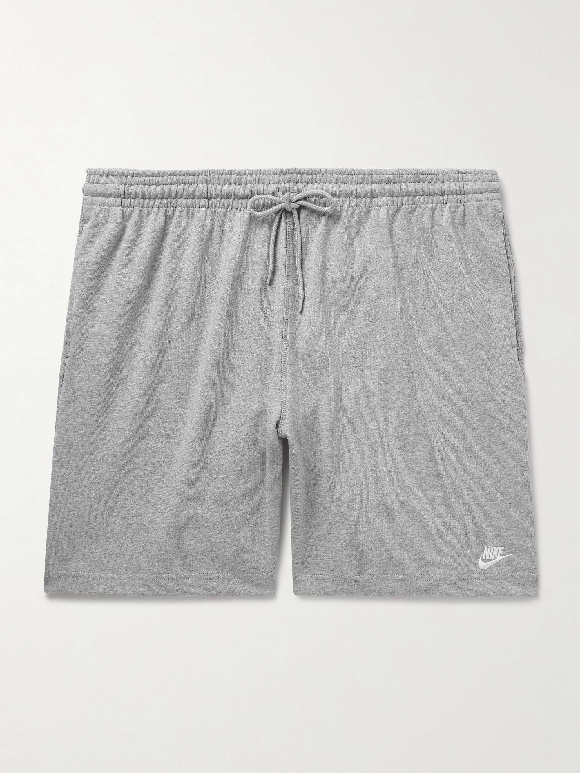 Nike grey cotton shorts online