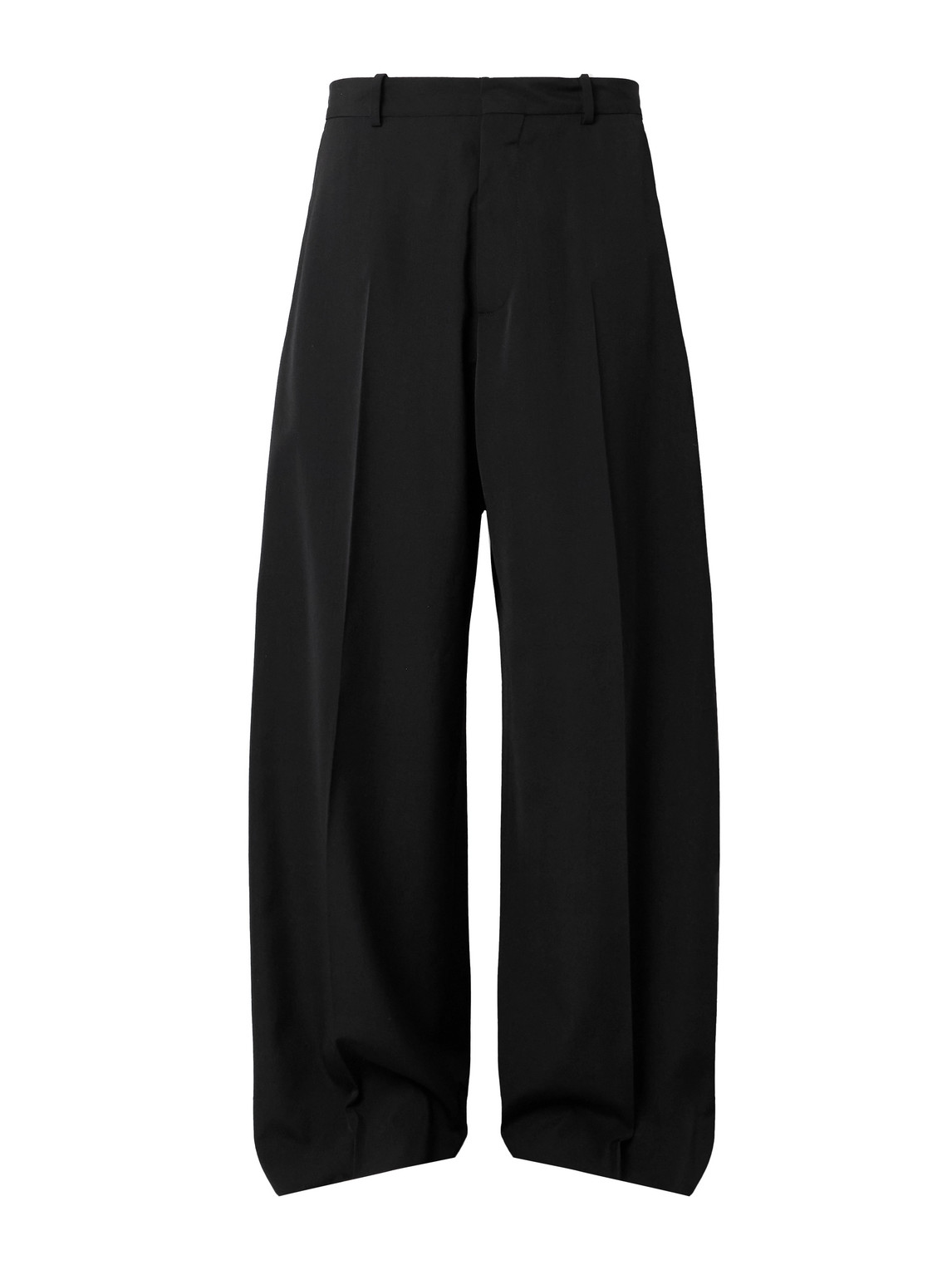 Acne Studios Wide-leg Woven Suit Trousers In Black