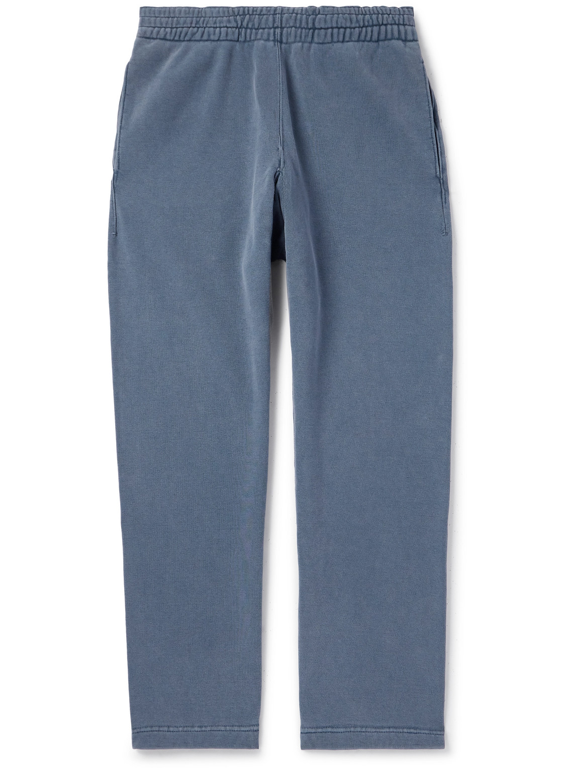 Remi Relief Straight-leg Cotton-jersey Sweatpants In Blue