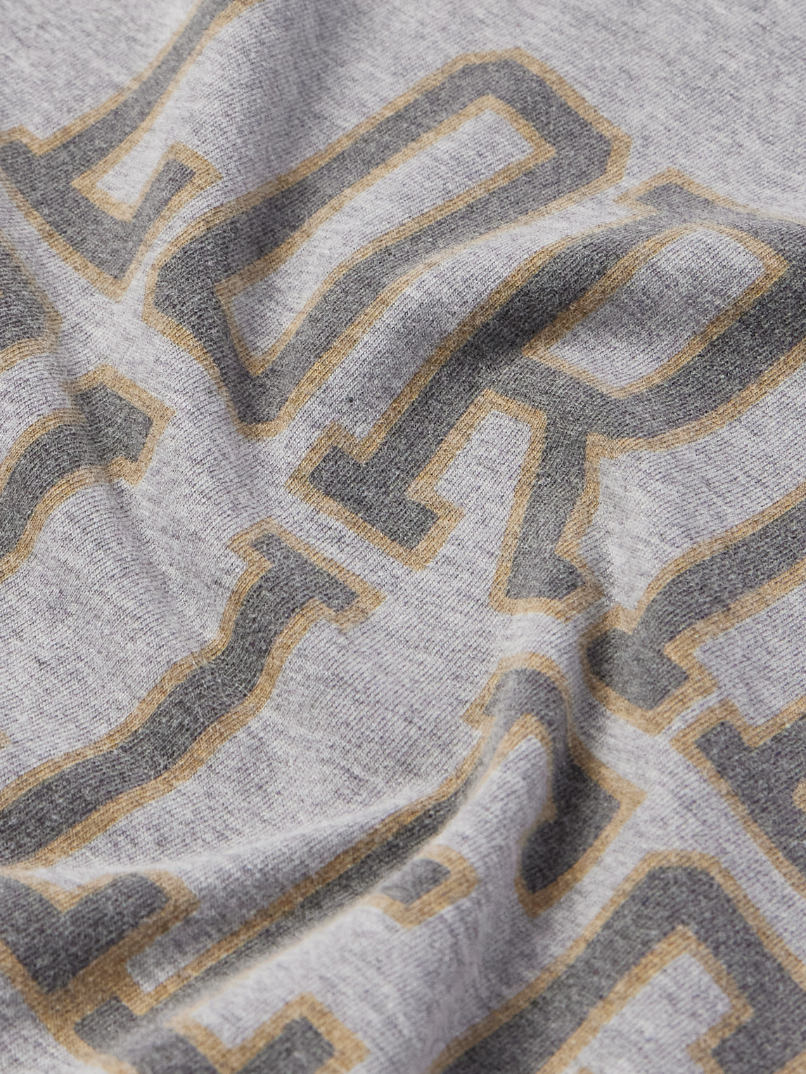 Shop Remi Relief Printed Cotton-jersey T-shirt In Gray