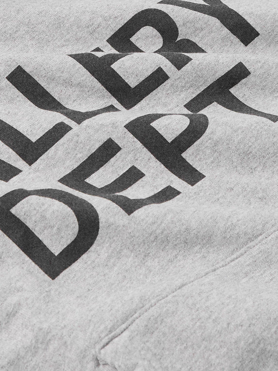 Shop Gallery Dept. Logo-print Appliquéd Cotton-jersey Hoodie In Gray