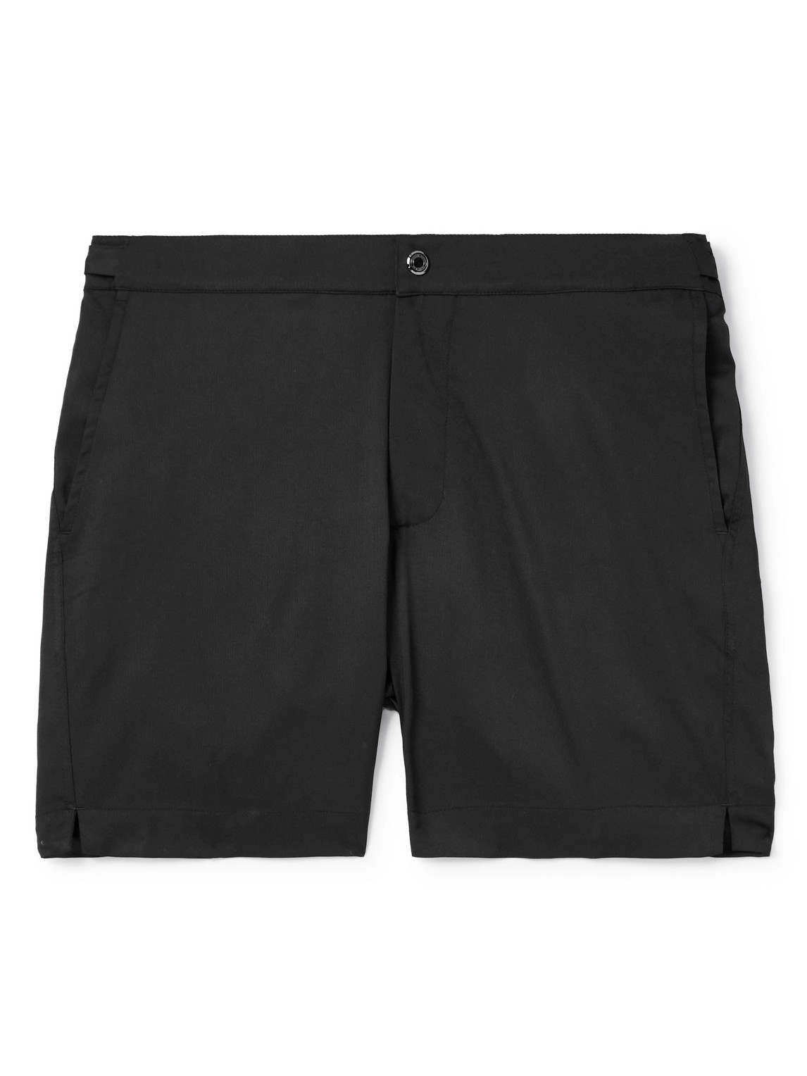 Frescobol Carioca Rio Straight-leg Mid-length Swim Shorts In Black