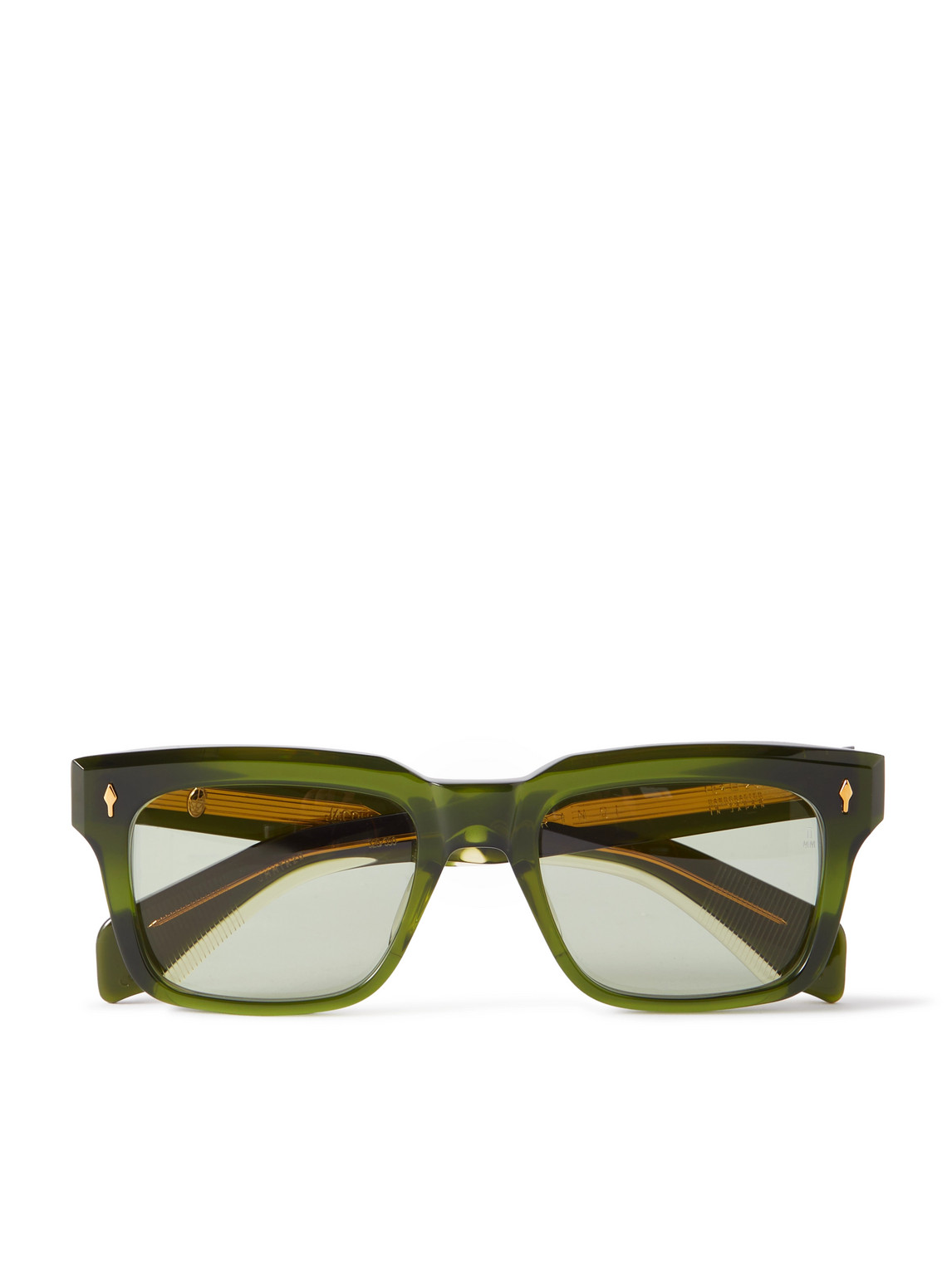Jacques Marie Mage Torino D-frame Acetate Sunglasses In Green