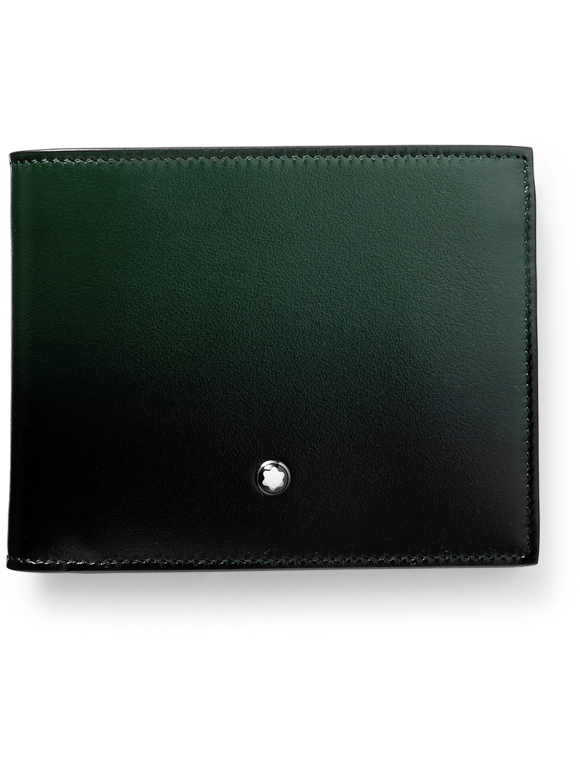 Montblanc Meisterstück Dégradé Leather Billfold Wallet In Green