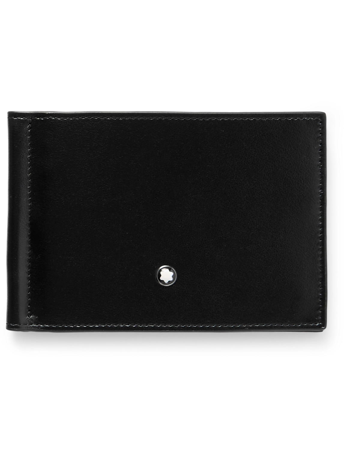 Montblanc Leather Billfold Wallet In Black