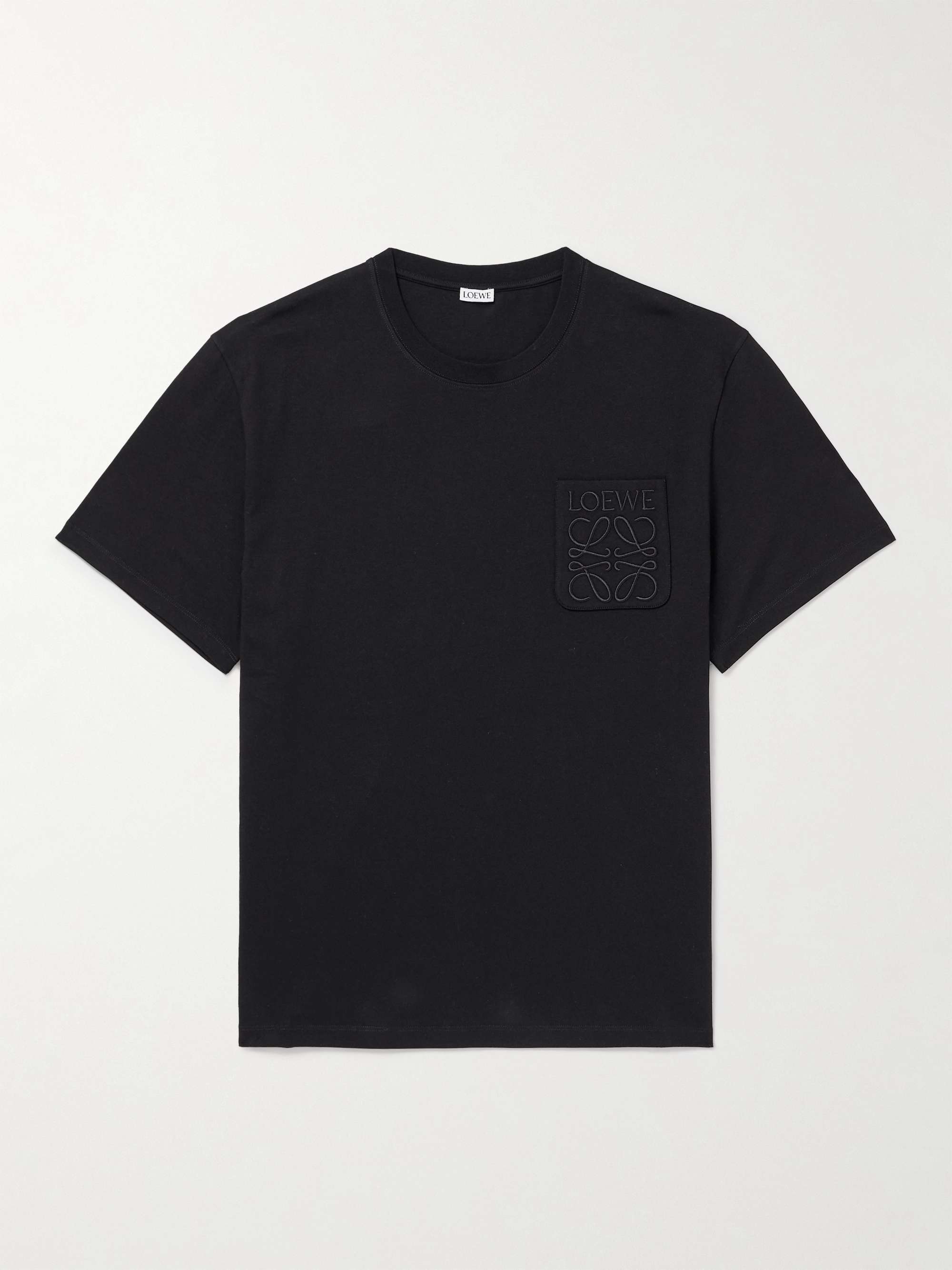 Logo-Embroidered Cotton-Jersey T-Shirt