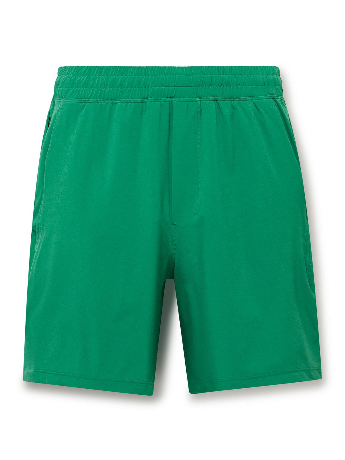 Pace Breaker 7&quot; Straight-Leg Mesh-Trimmed Recycled-Swift&trade; Shorts