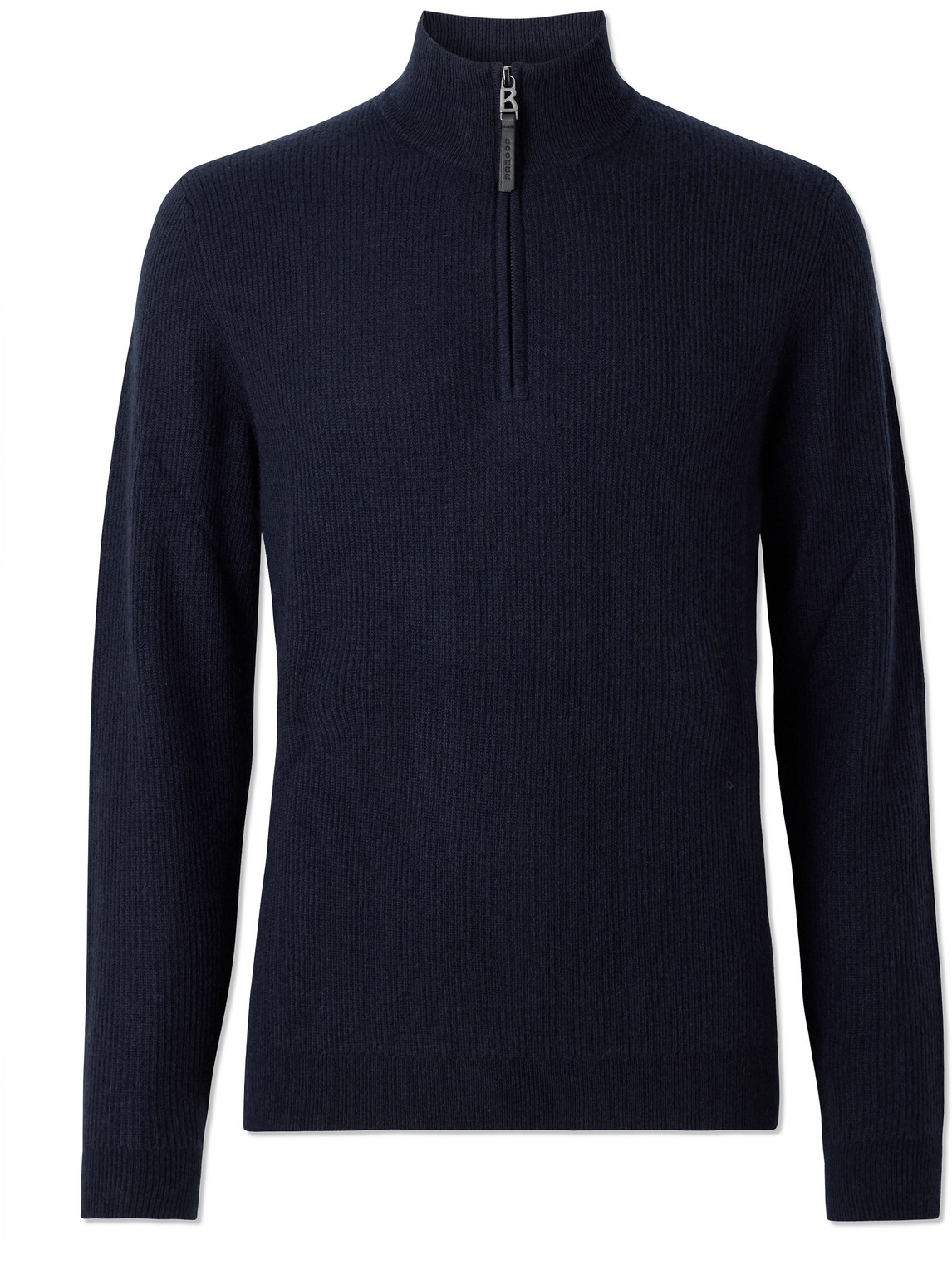 Derek Ribbed Wool and Cashmere-Blend Half-Zip Ski Sweater