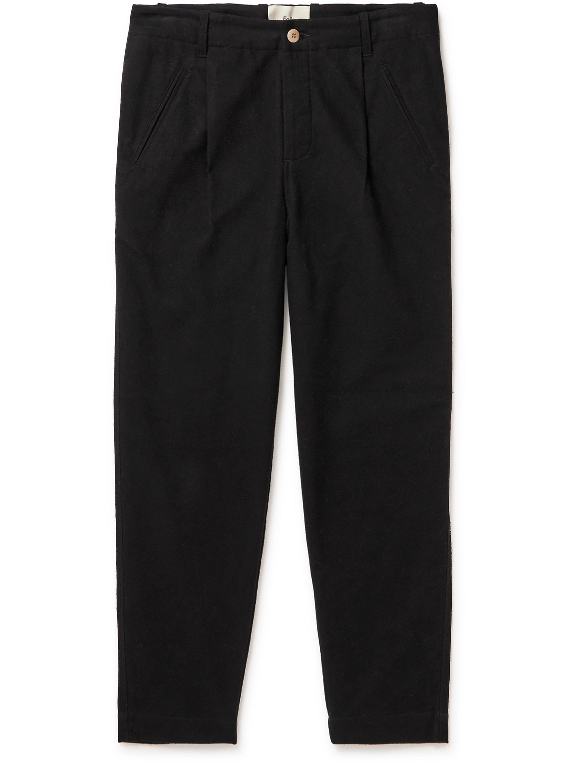 Assembly Straight-Leg Pleated Cotton Trousers