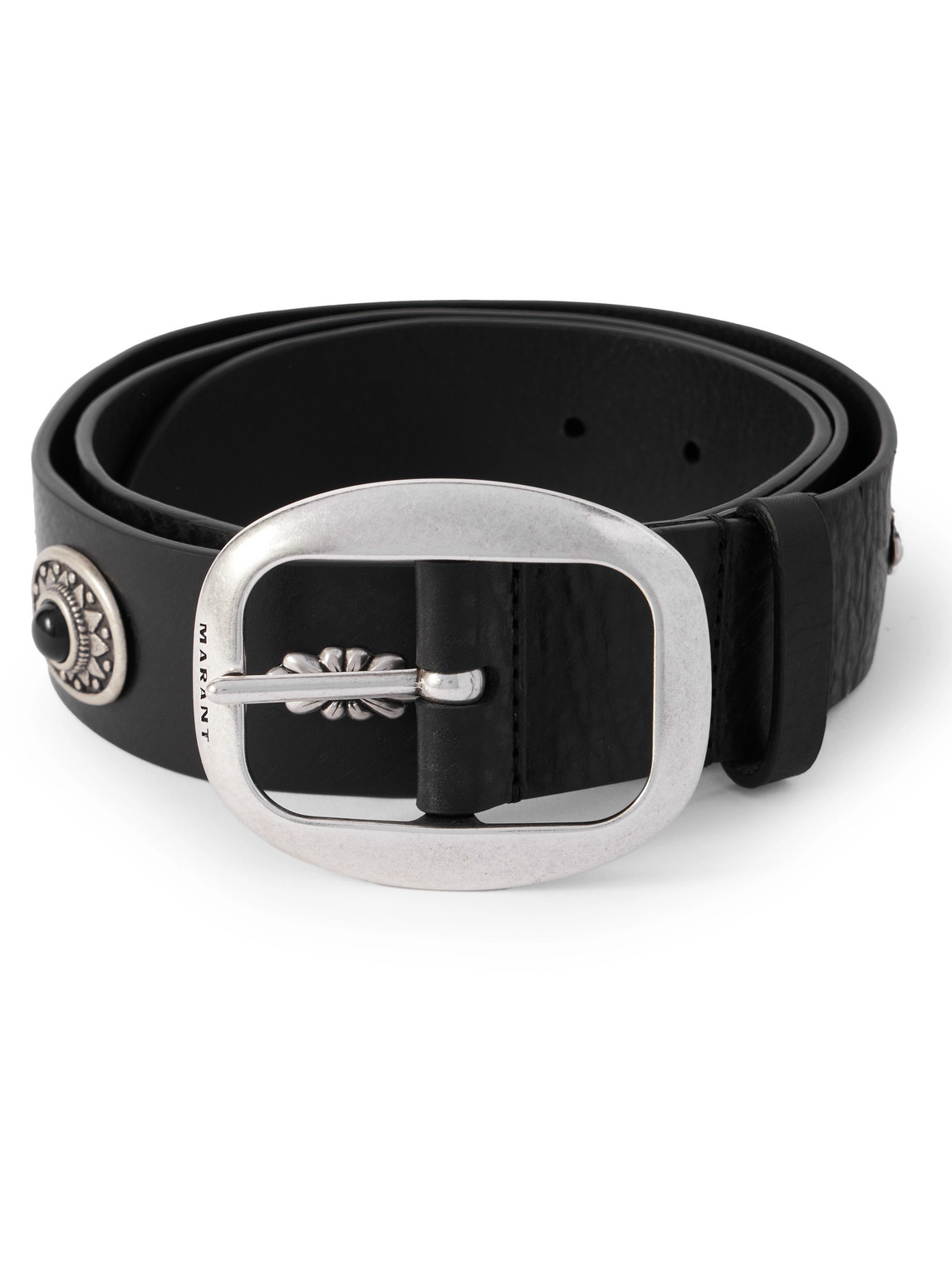 Santa Fe 4cm Embellished Leather Belt