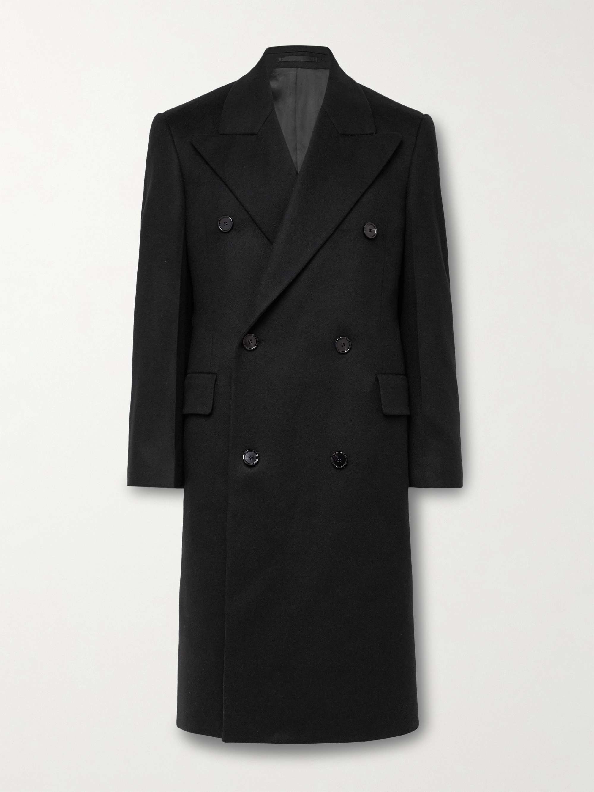 Burberry double breasted cashmere coat on sale