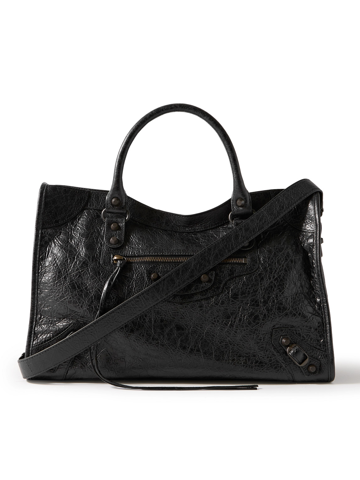 Le City Medium Arena Textured-Leather Tote Bag