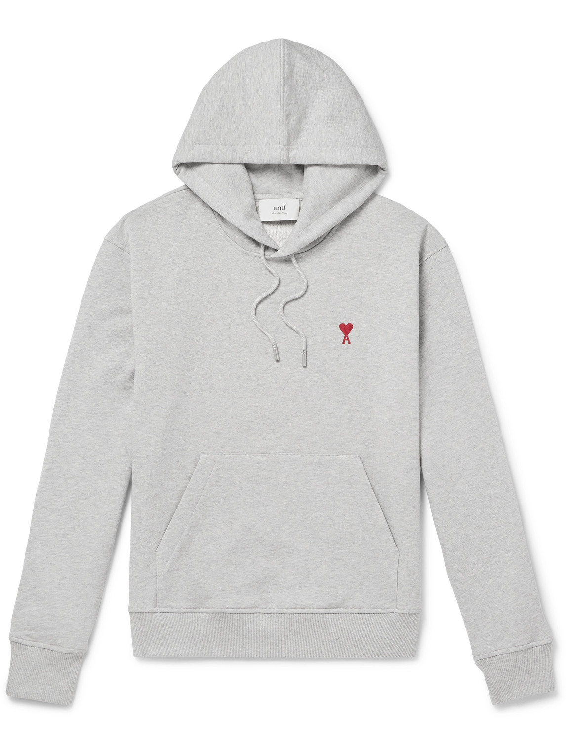 Logo-Embroidered Organic Cotton-Jersey Hoodie