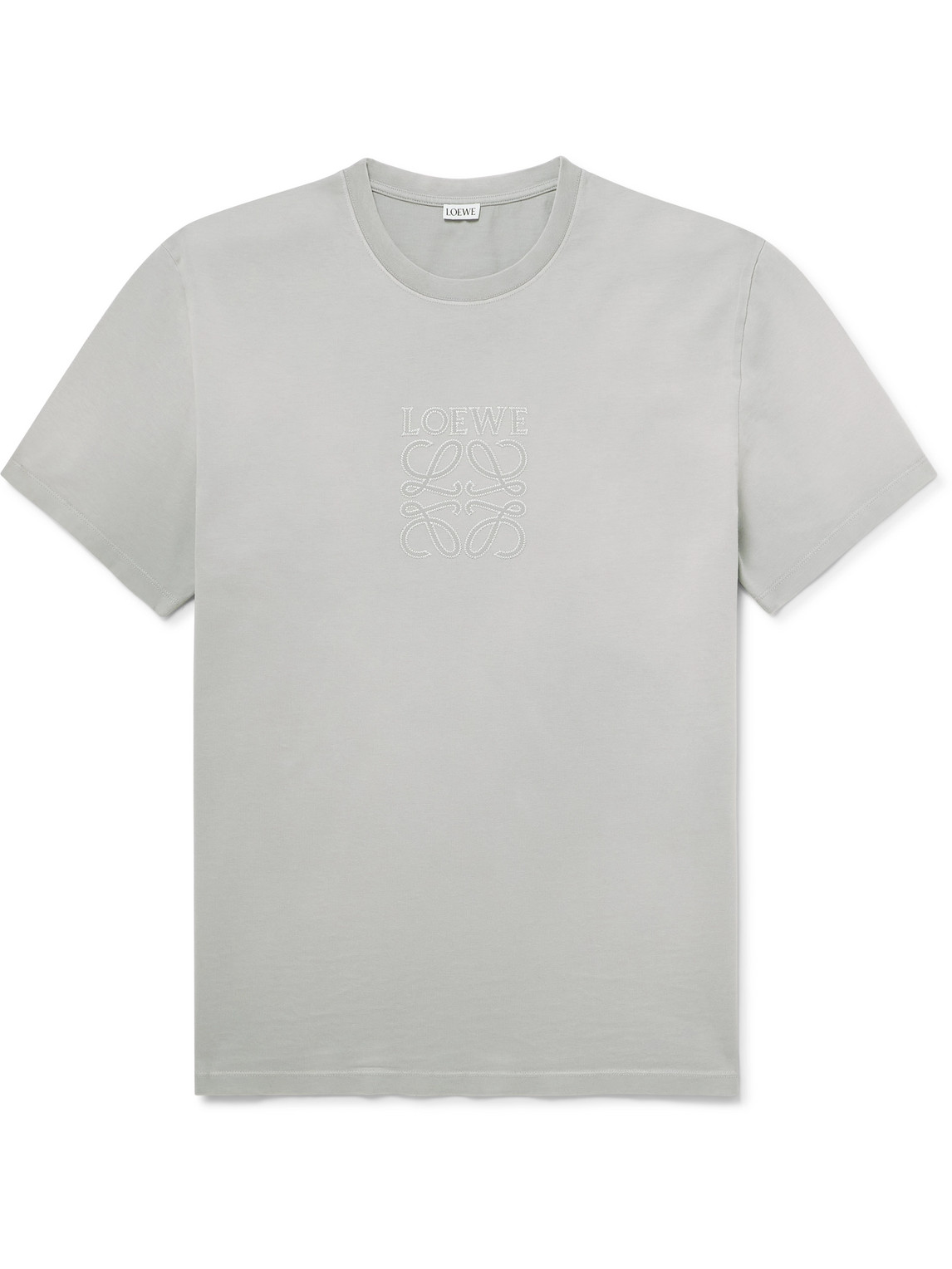 Logo-Embroidered Cotton-Jersey T-Shirt