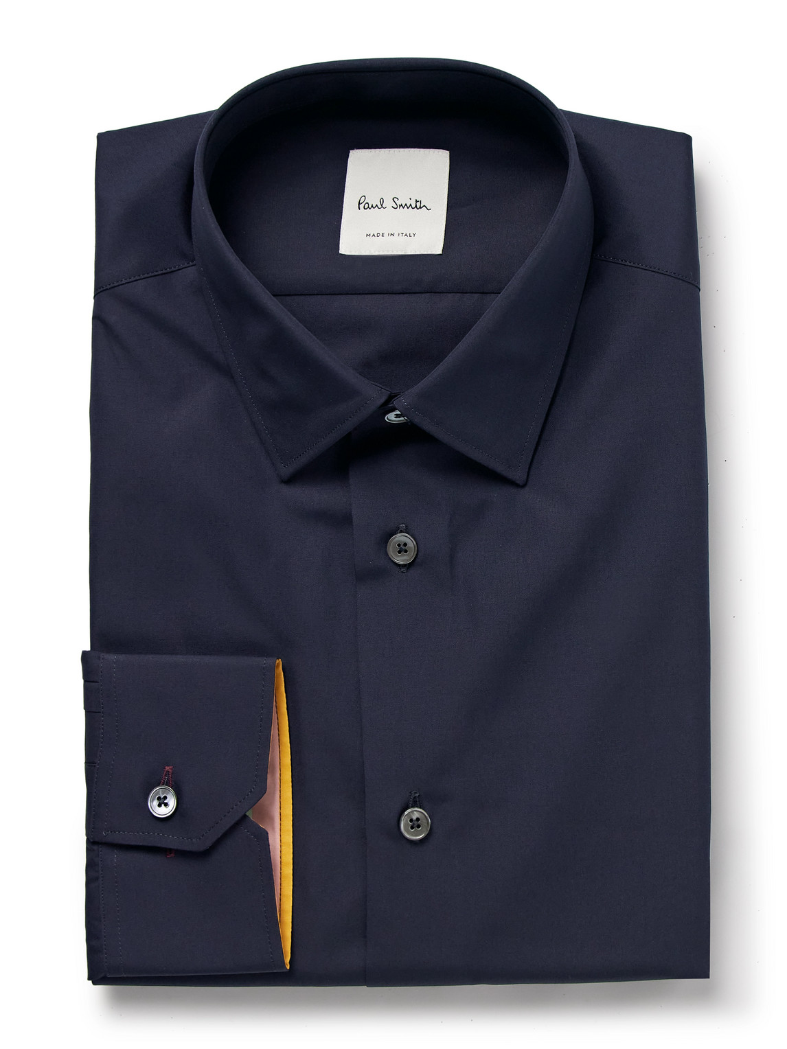 Slim-Fit Cotton-Poplin Shirt