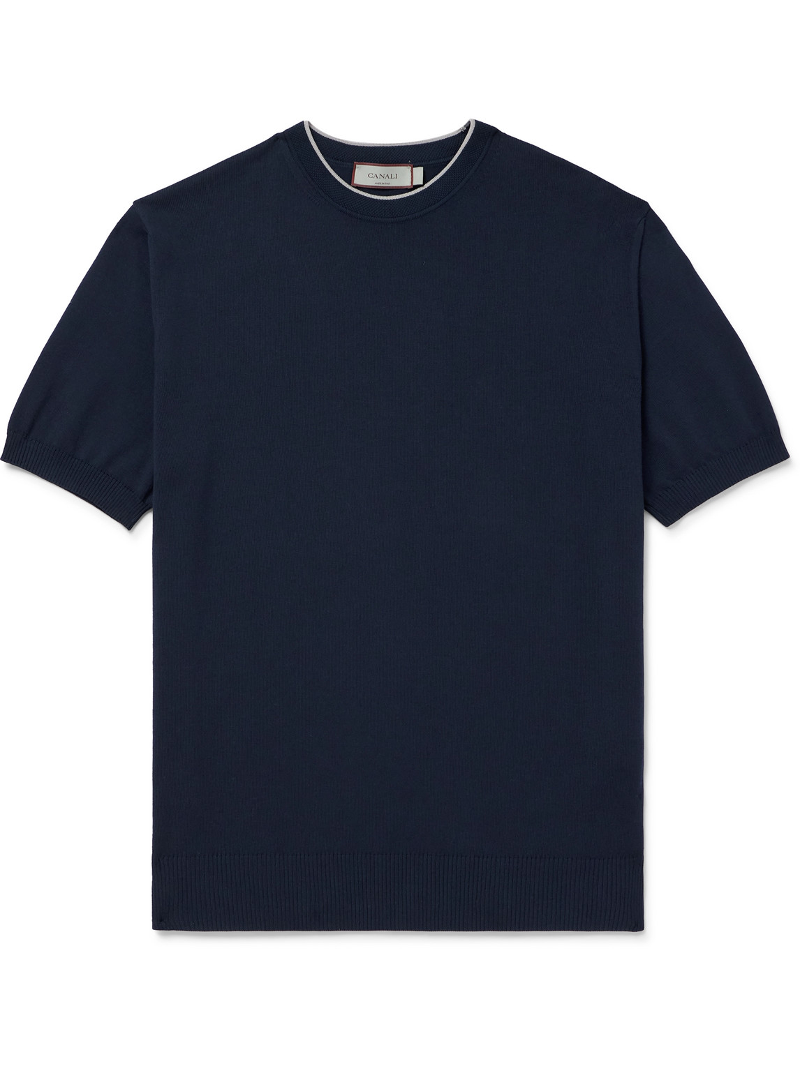 Two-Tone Cotton T-Shirt