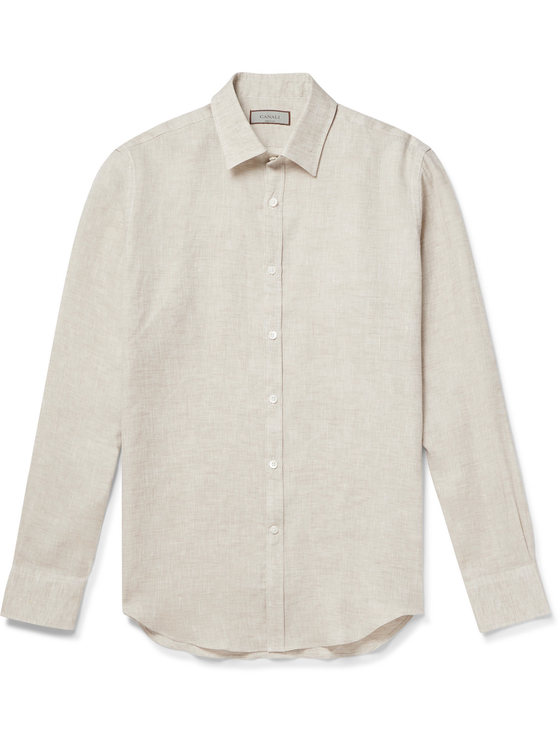 Garment-Dyed Linen Shirt