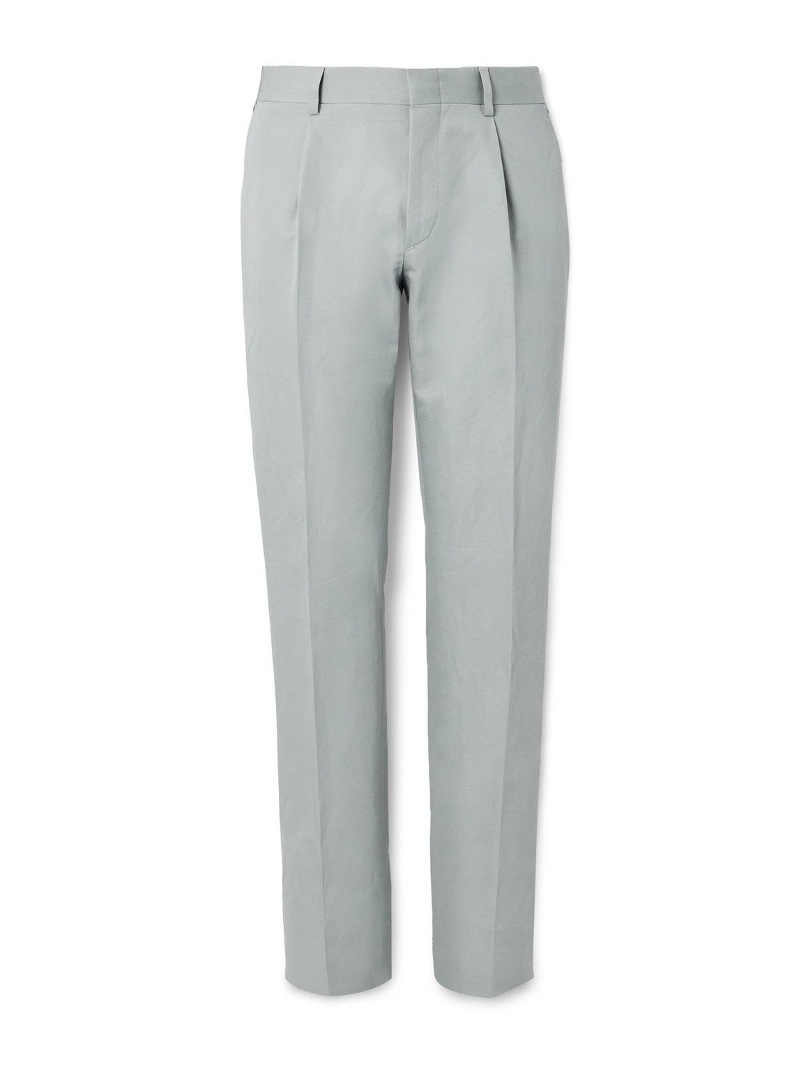 Pienza Tapered Linen and Cotton-Blend Trousers