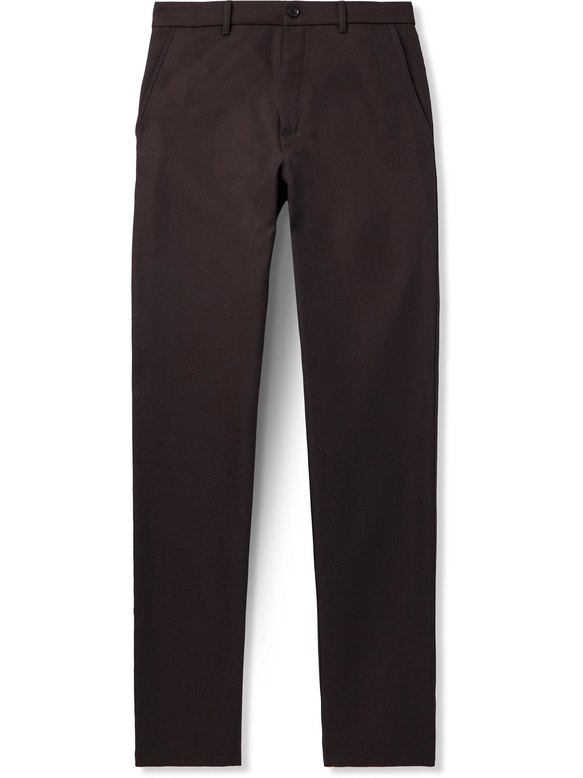 Harper Portland Straight-Leg Wool and Cotton-Blend Twill Trousers