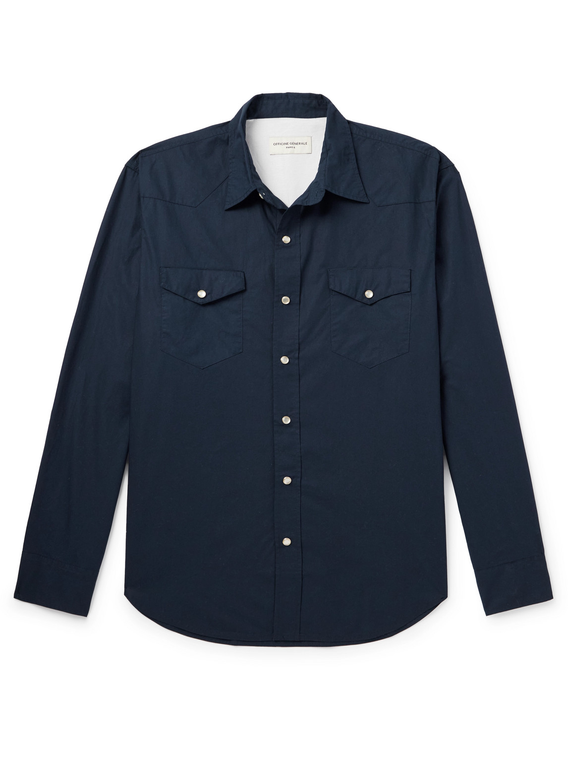 Officine Générale Maverick Organic Cotton-Poplin Shirt