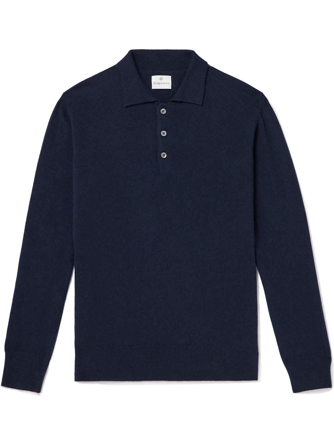 Wade Merino Wool and Cashmere-Blend Polo Shirt